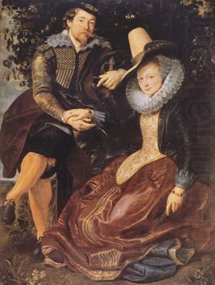 Peter Paul Rubens Ruben with his first wife Isabeela Brant in the Honeysuckle Bower (mk08) china oil painting image